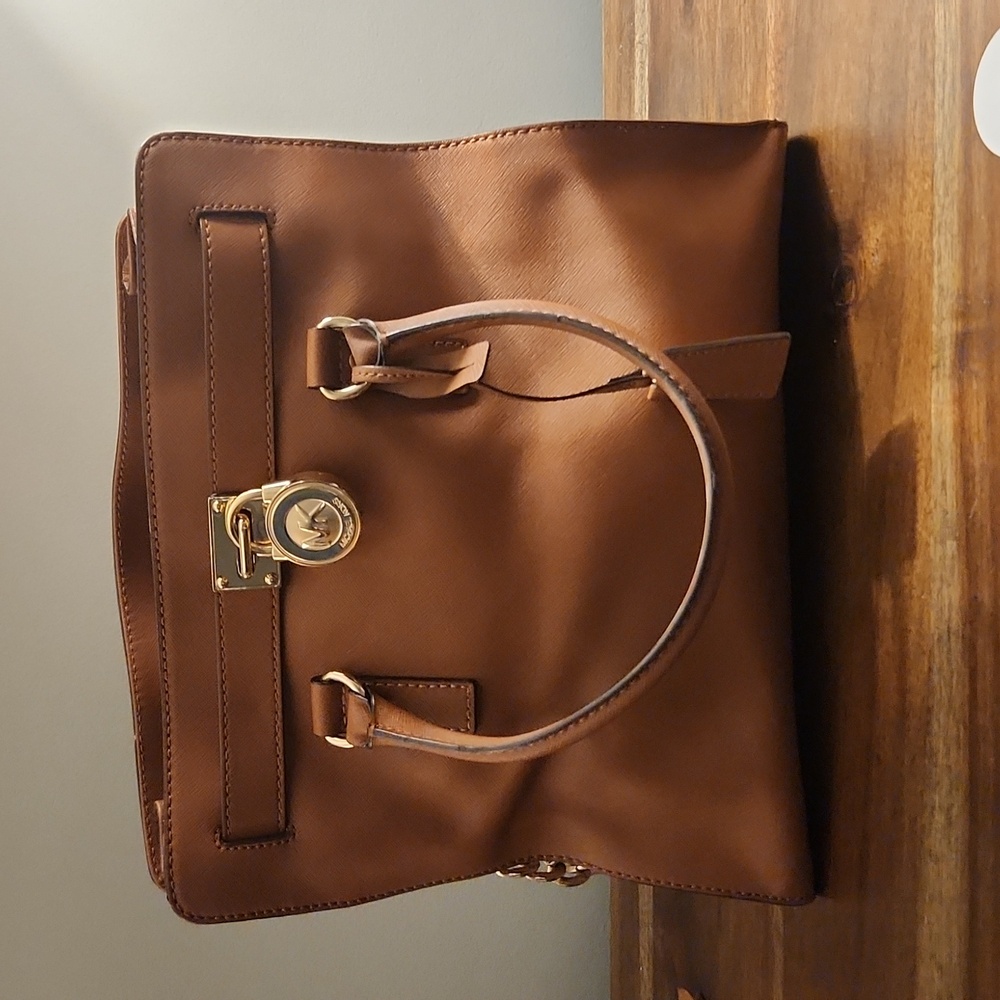 Michael Kors Hamilton Saffiano Leather Large Shoulder Tote Excellent Condition
